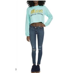 Married to The Mob MTTM Top NWT Size Medium Harmony Crop Top MintMachine Most Of